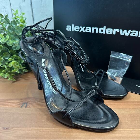 Alexander Wang Women's Lucienne 105 Ankle Tie High Heel Sandals Size 36 $595 - Picture 3 of 14